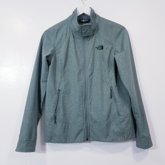 The North Face WindWall Green Jacket Zip Up Long Sleeves Pockets - Picture 1 of 14